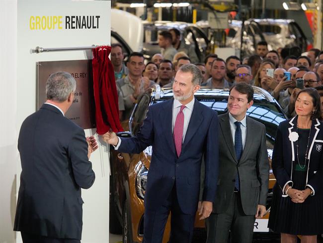 De los Mozos ratifica ante Felipe VI el compromiso de Renault con España