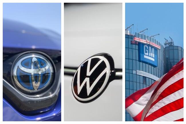 Ancove Toyota, Volkswagen y General Motors, las empresas