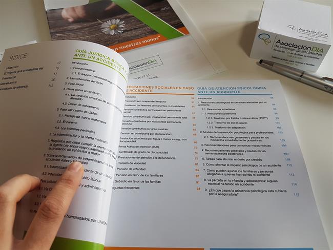 Asociación DIA y DGT lanzan una guía para víctimas de tráfico