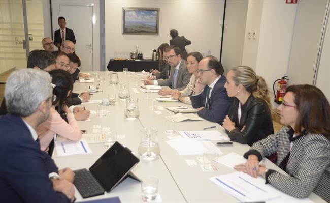 Maroto se reúne con asociaciones y empresas chinas y españolas para impulsar la movilidad eléctrica