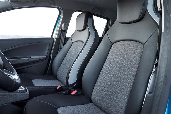 Renault fabrica la tapicería del eléctrico Zoe con un producto textil reciclado