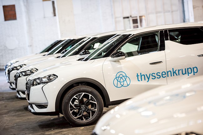 DS entregará 440 unidades del DS 3 Crossback a Thyssenkrupp a través de ALD Automotive