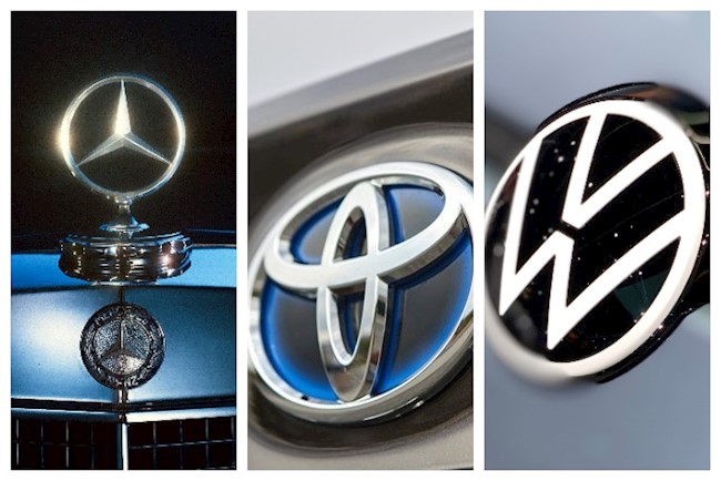 Mercedes-Benz, Toyota y Volkswagen, marcas más valiosas del automóvil en 2020