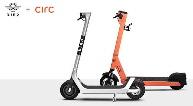 La empresa estadounidense de patinetes eléctricos Bird compra la europea Circ