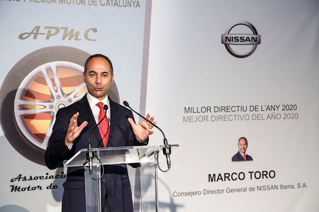 Marco Toro (Nissan), Directivo del Año para la Asociación de Prensa del Motor de Cataluña