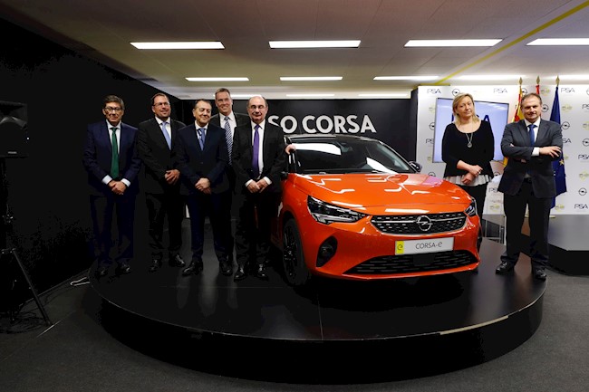 La planta de Figueruelas, la primera de PSA en España en fabricar en serie un coche 100% eléctrico