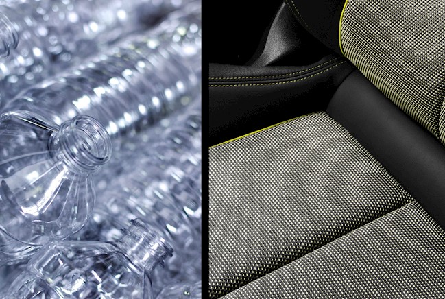 Audi ofrece una tapicería producida a partir de 45 botellas de plástico para el nuevo A3