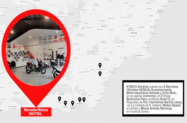 Expomoto, nuevo concesionario oficial de Kymco para la provincia de Almería