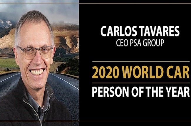 Carlos Tavares (PSA), Persona del Año 2020 del sector automovilístico, según WCA