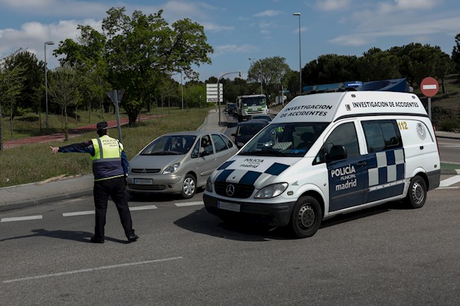 El tráfico registró un descenso del 92,31% este viernes