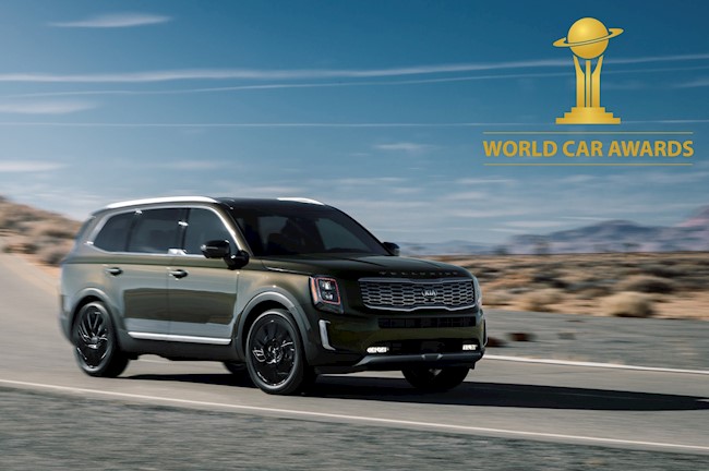 El Kia Telluride se impone ante los Mazda 3 y CX-30 y gana el premio al Mejor Coche del Mundo de 2020