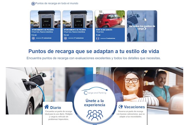 Cargacoches compra la plataforma 'Charge and Parking' para la gestión de puntos de recarga