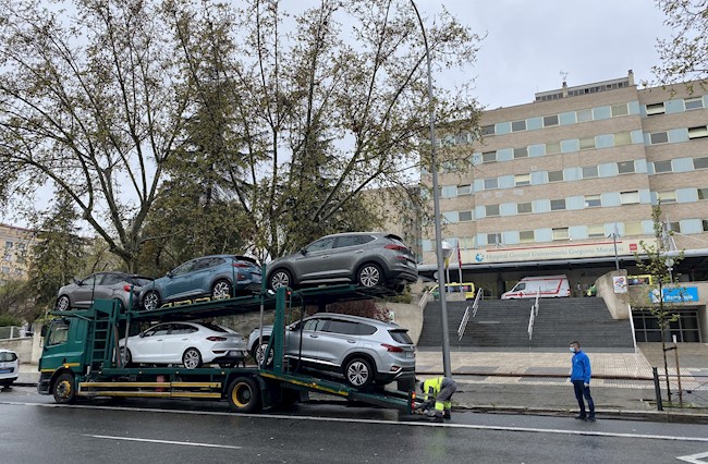 Hyundai ha cedido más de 300 vehículos en toda Europa para ayudar en la lucha contra el coronavirus