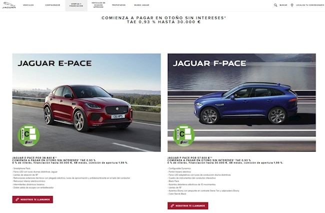 Jaguar Land Rover ofrece retrasar el pago de sus vehículos hasta otoño por la crisis sanitaria