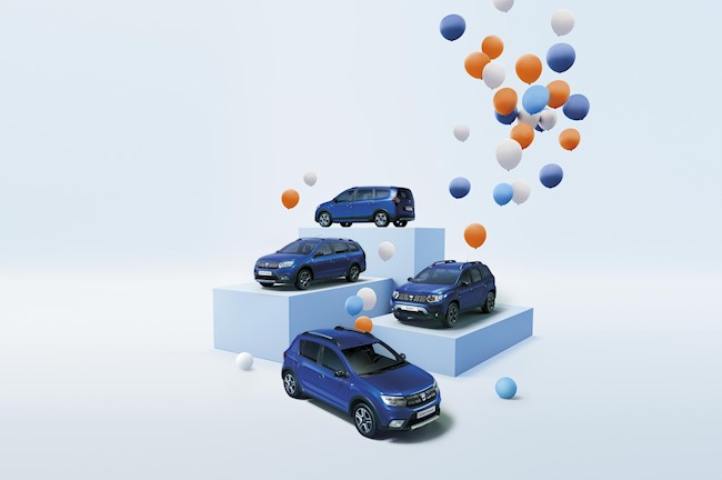 Dacia cumple 15 años en Europa y lanza una serie especial de Sandero, Logan MCV, Duster y Lodgy