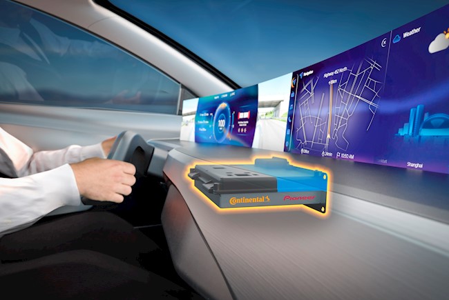 Continental y Pioneer se asocian para desarrollar el habitáculo automovilístico "del futuro"