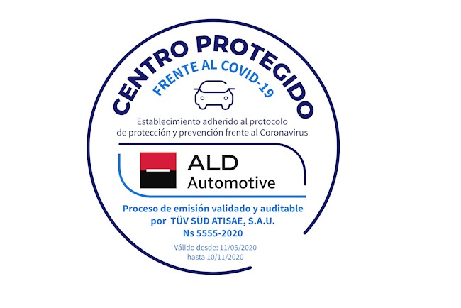 ALD Automotive crea el sello 'Cetro seguro frente al Covid-19' para dar seguridad a clientes y empleados
