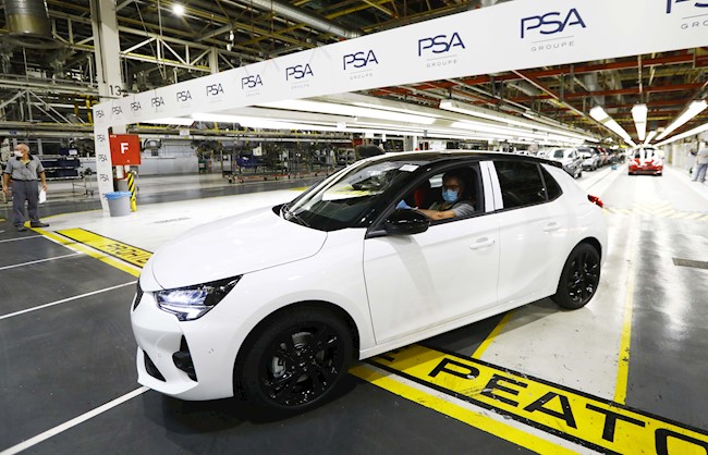 La capacidad de la planta de PSA en Zaragoza, por encima del 80% de antes de la crisis sanitaria