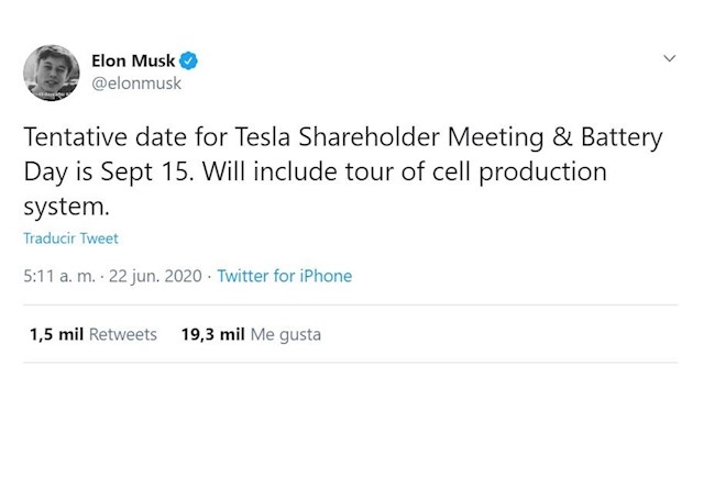 Tesla pospone su junta de accionistas para realizarla de forma presencial previsiblemente en septiembre