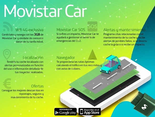 EuroTaller, nuevo distribuir oficial de Movistar Car, que incorpora nuevas funcionalidades