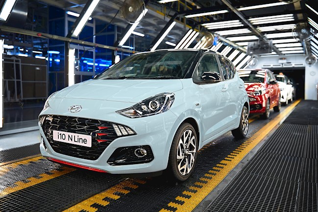Hyundai inicia la producción del nuevo i10 N Line en Turquía