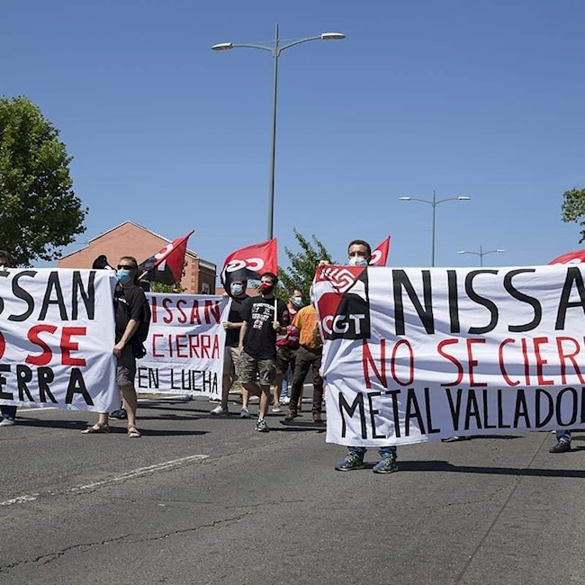 CGT llama a secundar futuras movilizaciones contra el cierre de Nissan