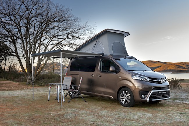 Toyota ofrece la versión Camper del Proace Verso como parte de su programa Toyota Se Adapta