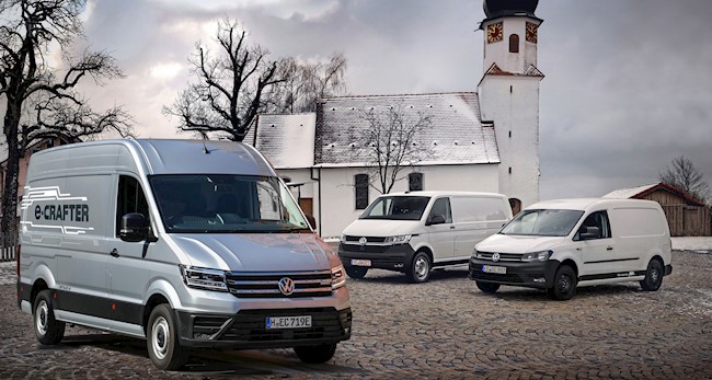 Volkswagen incorpora una versión eléctrica en todos los segmentos de vehículos comerciales