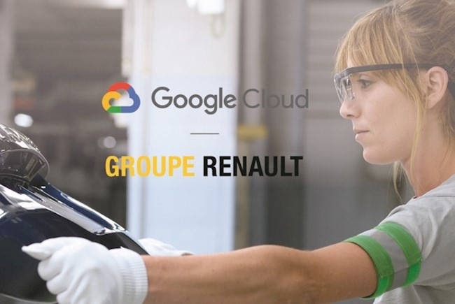 Renault y Google Cloud se alían para acelerar el desarrollo industrial y la industria 4.0