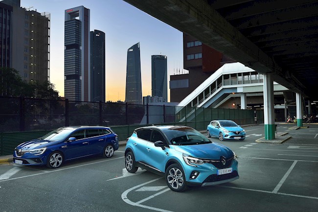 Renault presenta su gama E-Tech, que incluye versiones híbridas o enchufables del Mégane, Captur y Clio
