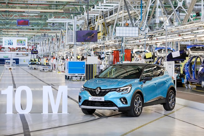 La factoría de Montaje de Renault en Valladolid alcanza los diez millones de vehículos fabricados