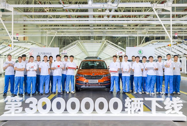 Skoda alcanza tres millones de vehículos producidos en China desde su desembarco en 2007