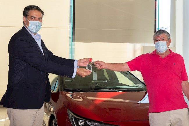 Toyota entrega en España su modelo híbrido número tres millones vendido en Europa, un Corolla GR-Sport
