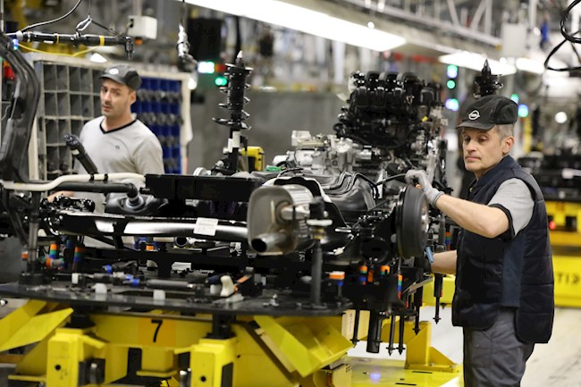 La producción de vehículos disminuye un 3,6% en la UE en 2019, hasta 18,5 millones de unidades