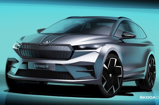 Skoda presentará el 1 de septiembre su primer todocamino totalmente eléctrico, el Enyaq iV