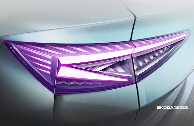 Skoda incorpora un nuevo diseño del sistema de iluminación en el eléctrico Enyaq iV
