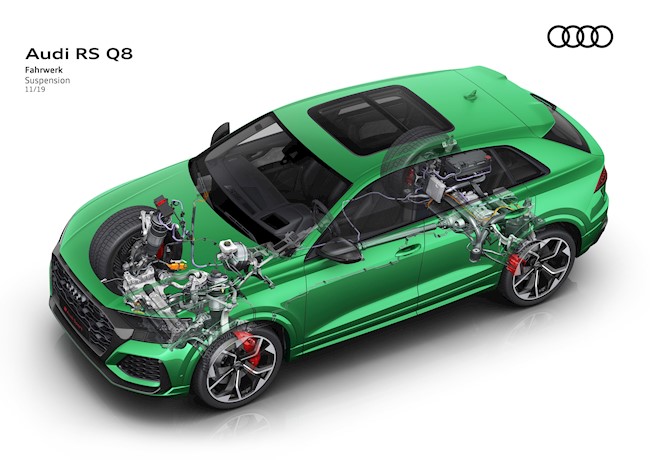 Audi avanza en el concepto de integrar la tecnología del chasis y del sistema de propulsión