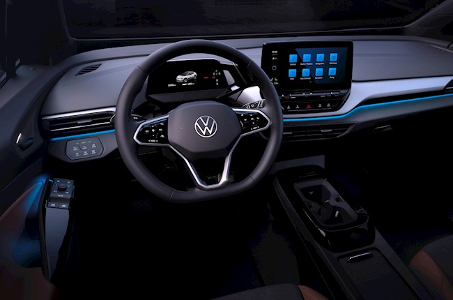 Volkswagen muestra el interior del ID.4, que se presentará este mes