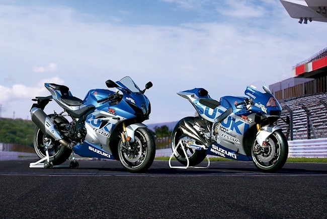 Suzuki lanza una edición limitada de su GSX-RR de Moto GP para celebrar su centenario