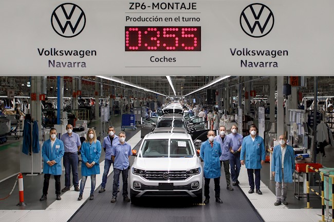 La planta de Volkswagen en Navarra logra la mayor producción diaria de los últimos nueve años