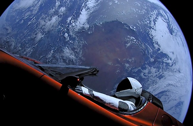El Tesla lanzado al espacio en 2018 hizo su primera aproximación a Marte