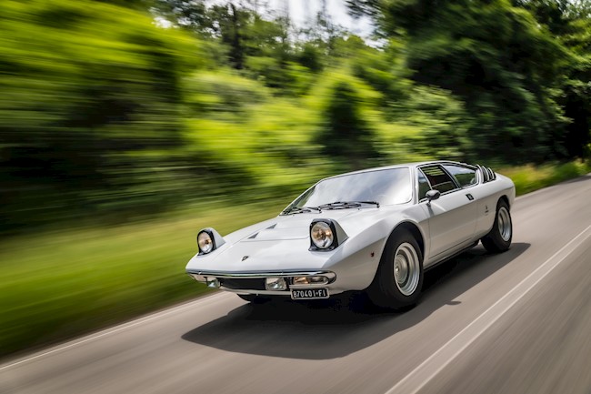 Lamborghini celebra el 50 aniversario de su modelo Urraco, presentado en el Salón de Turín en 1970