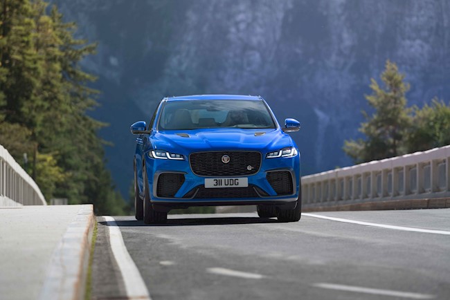 Jaguar actualiza el F-Pace SVR, que llegará a finales de febrero