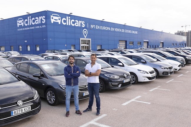 Clicars acumula una facturación de 170 millones tras vender 10.000 coches en cinco años