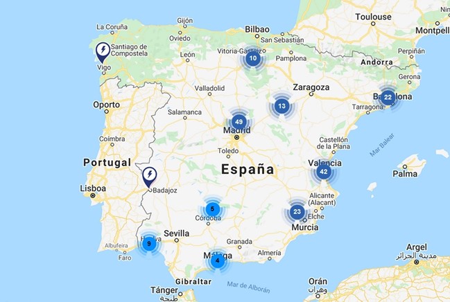 Google Maps añade los 240 puntos de carga de Cargacoches a su aplicación