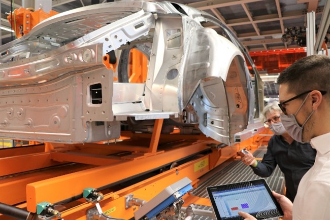 Audi usa por primera vez la tecnología de identificación de vehículos durante el proceso de producción