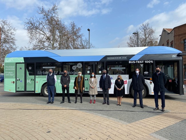Avanza y CRTM probarán en Madrid el primer autobús propulsado por hidrógeno