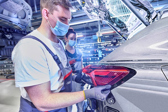 Audi inicia la producción del nuevo Q4 e-tron 100% eléctrico en Alemania