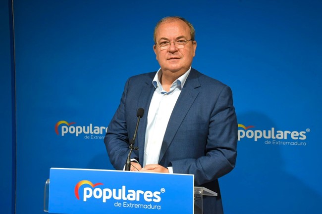 Monago critica que Maroto dé "falsas esperanzas" a Extremadura sobre la fábrica de baterías