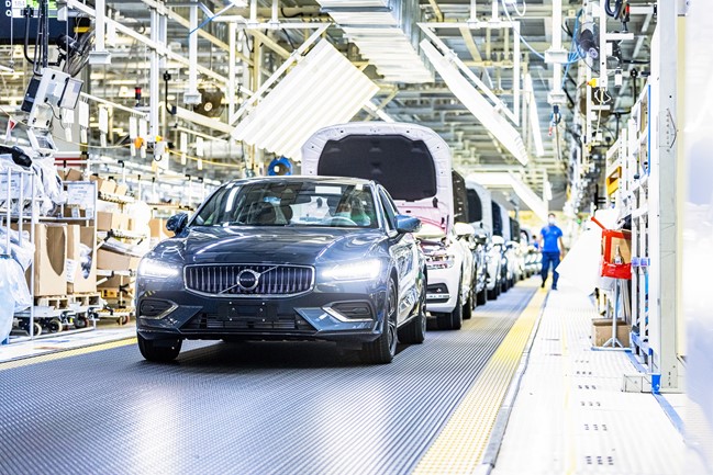 Volvo Cars alcanza un 90% de utilización de electricidad neutral en sus plantas de producción